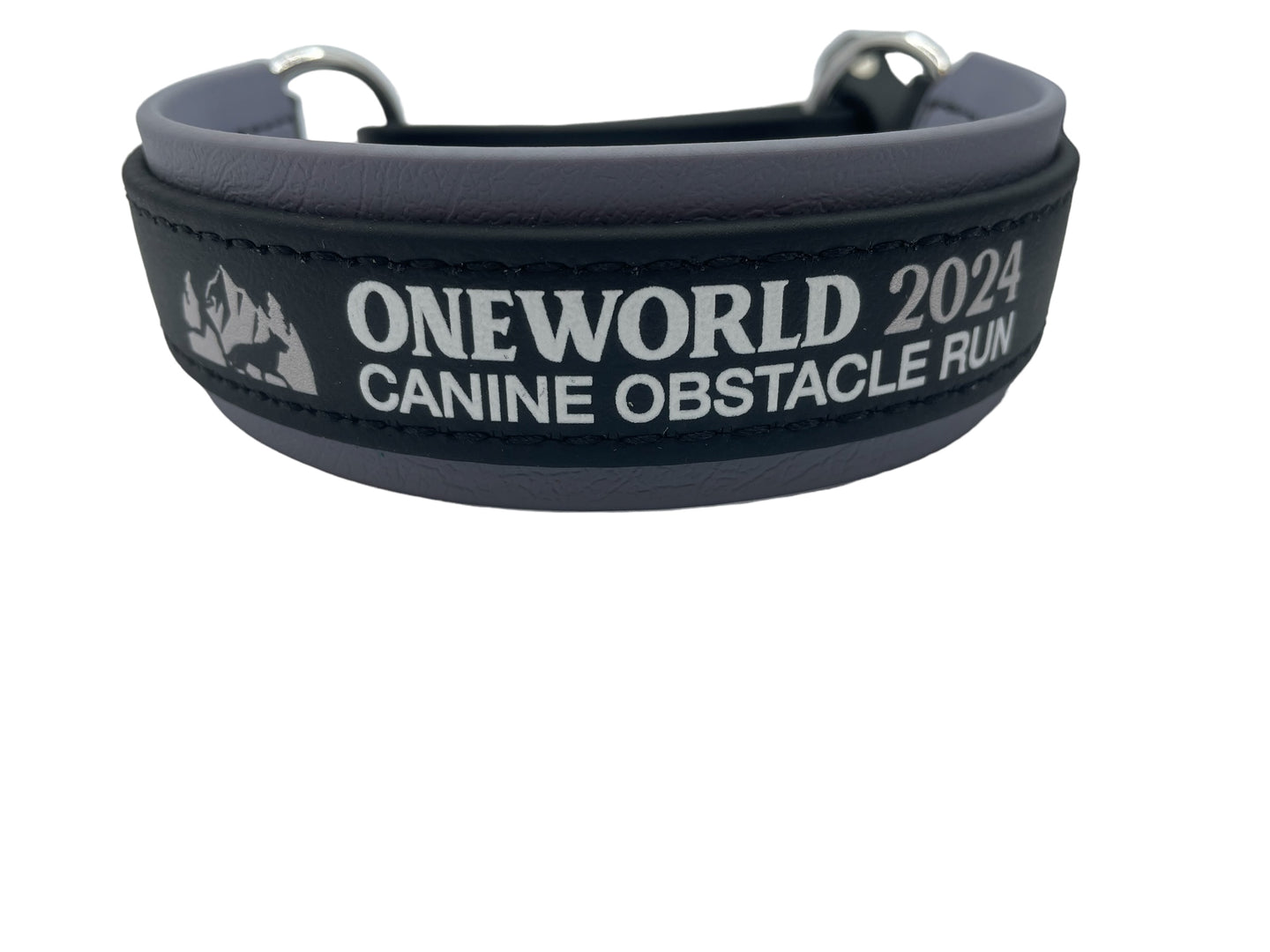 1 1/2" Two Tone Collar - OneWorld 2024 BioThane Collar
